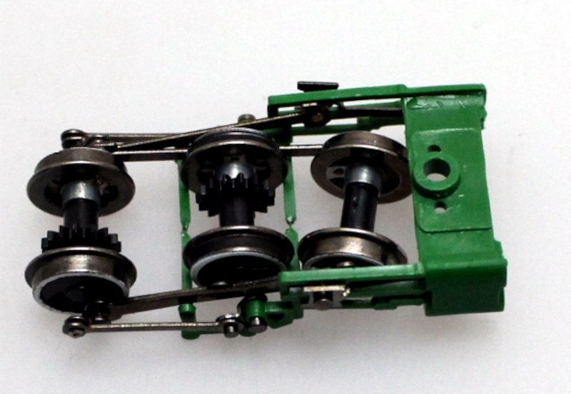 Complete Cylinder (GREEN) & DWA (NEW) (N Scale 2-6-2